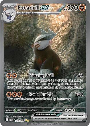 Excadrill ex - 168/086 (Holofoil)