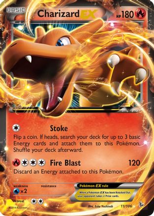 Charizard EX (11) (Holofoil)