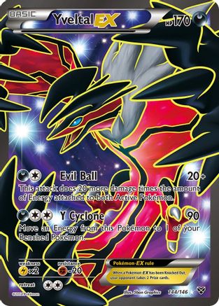 Yveltal EX (144 Full Art) (Holofoil)