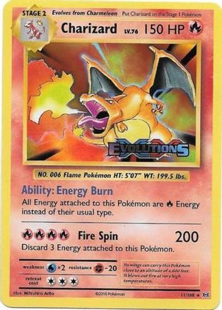 Charizard (XY Evolutions Prerelease) (Holofoil)