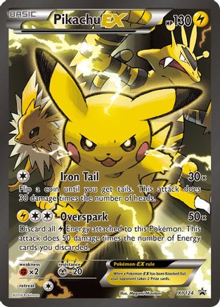 Pikachu EX - XY124 (Holofoil)