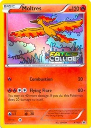 Moltres - XY127 (Prerelease) [Staff] (Holofoil)