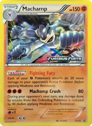 Machamp - XY13 (Prerelease) [Staff] (Holofoil)