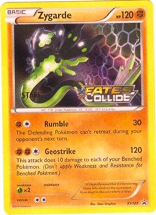 Zygarde - XY129 (Prerelease) [Staff] (Holofoil)