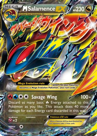 M Salamence EX - XY171 (Holofoil)