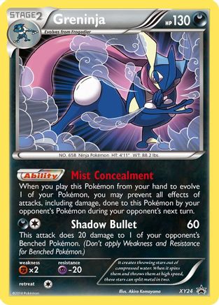 Greninja - XY24 (Holofoil)