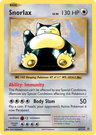 Snorlax - XY179 (Holofoil)