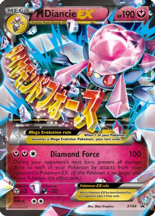 M Diancie EX - XY44 (Holofoil)