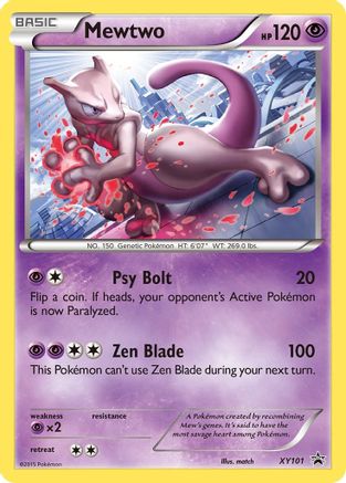 Mewtwo - XY101 (Holofoil)