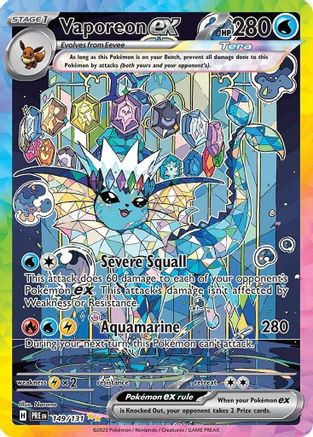 Vaporeon ex - 149/131 (Holofoil)