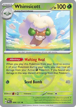 Whimsicott (Master Ball Pattern) (Holofoil)