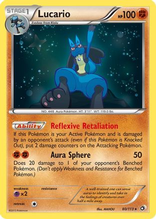 Lucario (Reverse Holofoil)