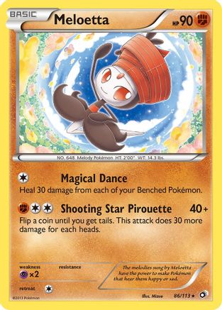 Meloetta (86) (Reverse Holofoil)