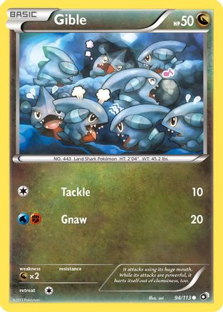 Gible (Reverse Holofoil)