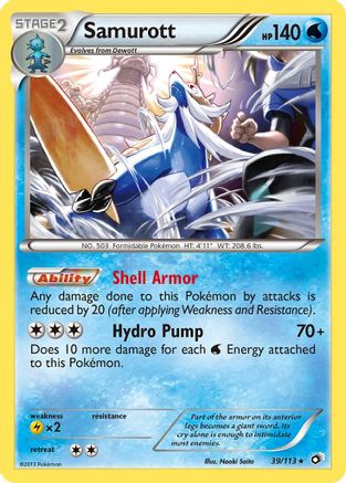 Samurott (Reverse Holofoil)