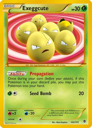 Exeggcute (102 Secret Rare) (Holofoil)