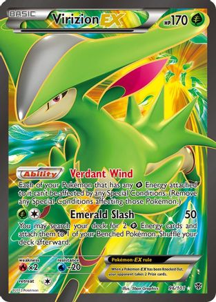 Virizion EX (Full Art) (Holofoil)