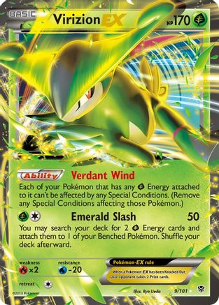Virizion EX (Holofoil)