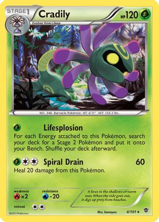 Cradily (Reverse Holofoil)