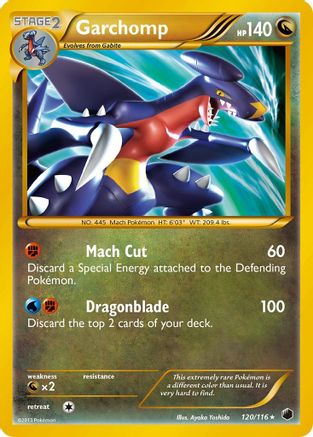 Garchomp (120 Secret Rare) (Holofoil)