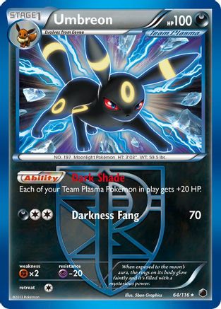 Umbreon (Team Plasma) (Reverse Holofoil)