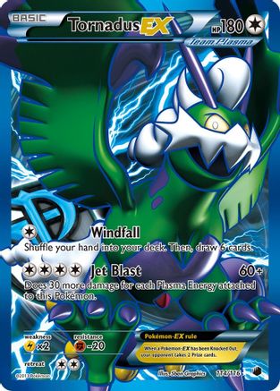 Tornadus EX (Team Plasma) (114 Full Art) (Holofoil)