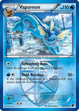 Vaporeon (Team Plasma) (Reverse Holofoil)