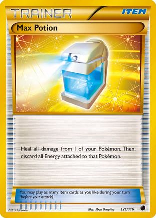 Max Potion (121 Secret Rare) (Holofoil)