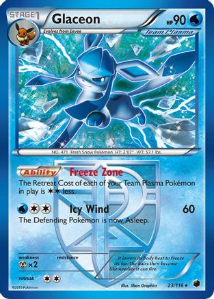 Glaceon (Team Plasma) (Reverse Holofoil)