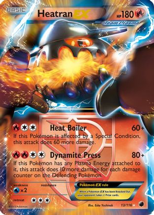 Heatran EX (Team Plasma) (Holofoil)