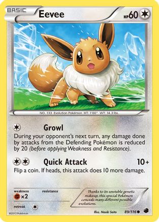Eevee (89) (Reverse Holofoil)