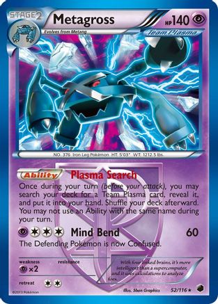 Metagross (Team Plasma) (Reverse Holofoil)