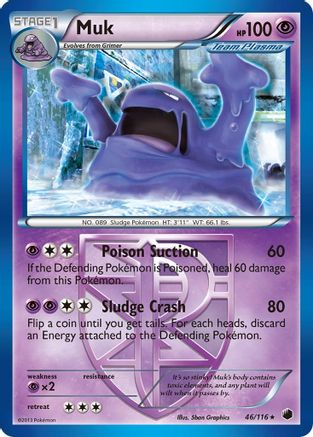 Muk (Team Plasma) (Reverse Holofoil)