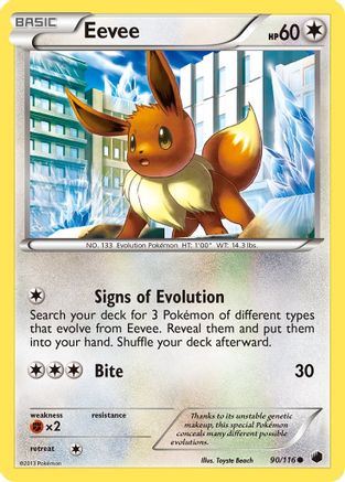 Eevee (90) (Reverse Holofoil)