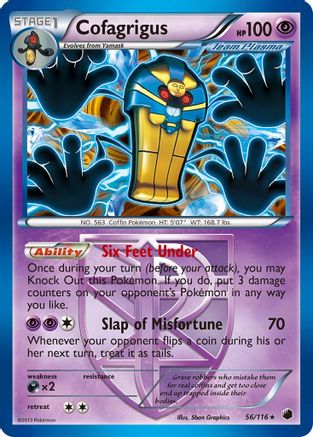 Cofagrigus (Team Plasma) (56) (Reverse Holofoil)