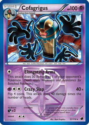 Cofagrigus (Team Plasma) (57) (Reverse Holofoil)