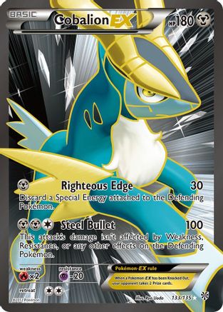 Cobalion EX (133 Full Art) (Holofoil)