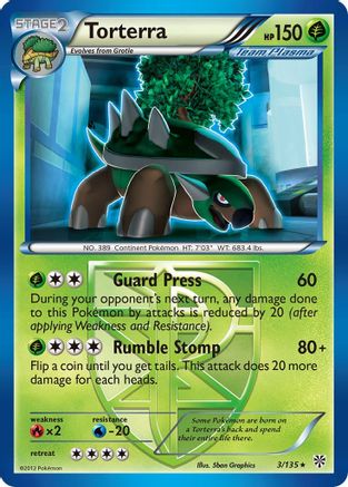 Torterra (Team Plasma) (Reverse Holofoil)