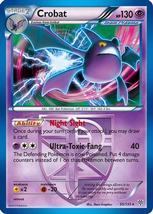 Crobat (Team Plasma) (Reverse Holofoil)