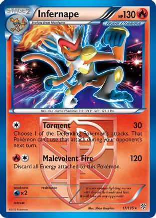 Infernape (Team Plasma) (Holofoil)