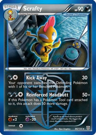 Scrafty (Team Plasma) (Reverse Holofoil)
