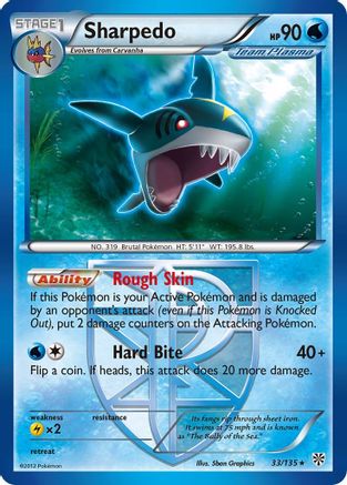 Sharpedo (Team Plasma) (Reverse Holofoil)