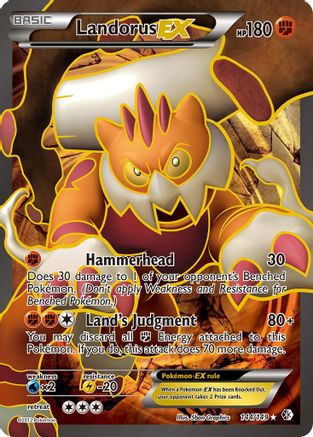Landorus EX (144 Full Art) (Holofoil)