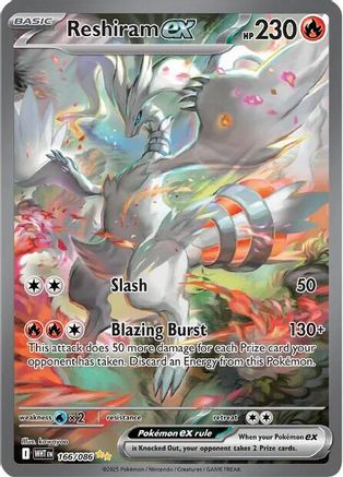 Reshiram ex - 166/086 (Holofoil)
