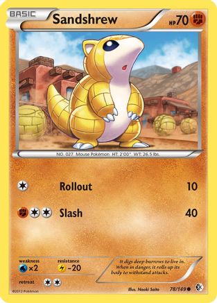 Sandshrew (Reverse Holofoil)