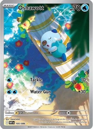 Oshawott - 105/086 (Holofoil)