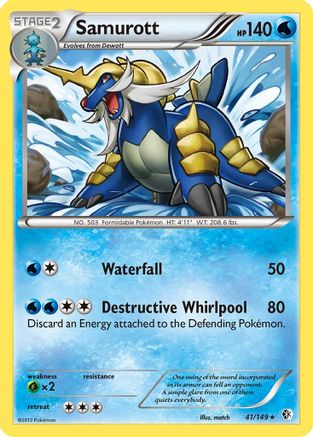 Samurott (Reverse Holofoil)