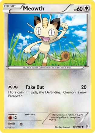 Meowth (Reverse Holofoil)