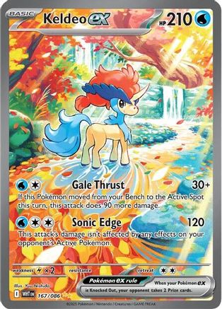 Keldeo ex - 167/086 (Holofoil)