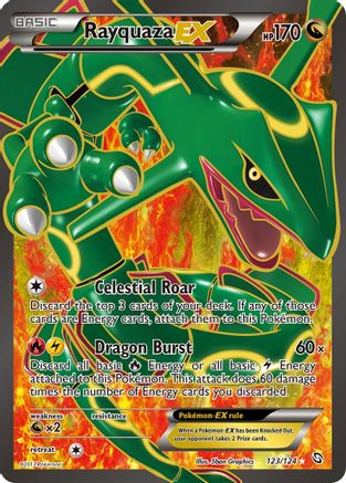 Rayquaza EX (123 Full Art) (Holofoil)